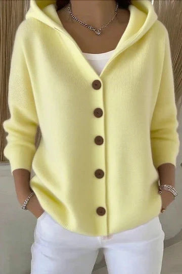 JULIETTE — Cardigan en Maille aux Tons Automnaux