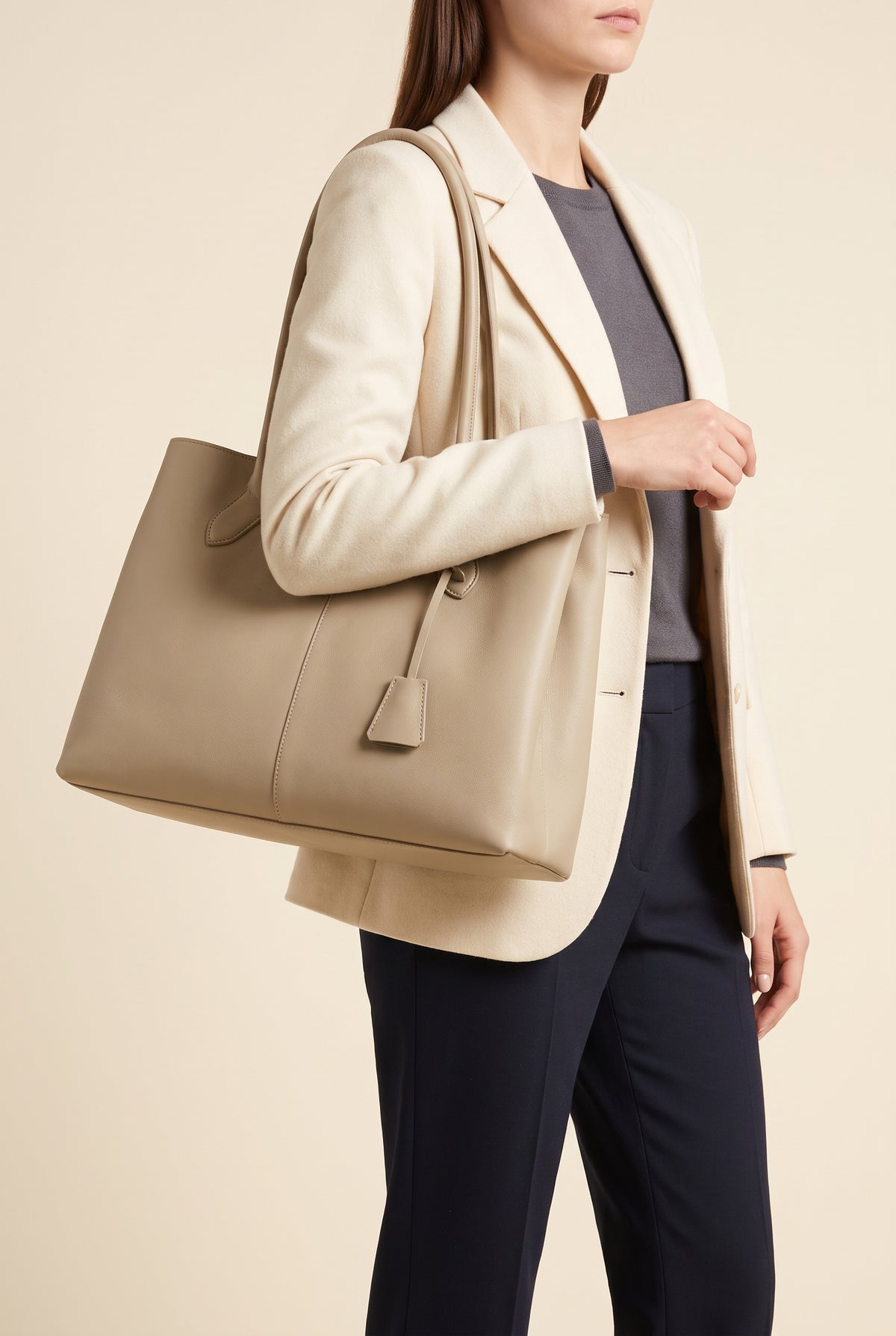 Sac Joan en suédine, vue portée