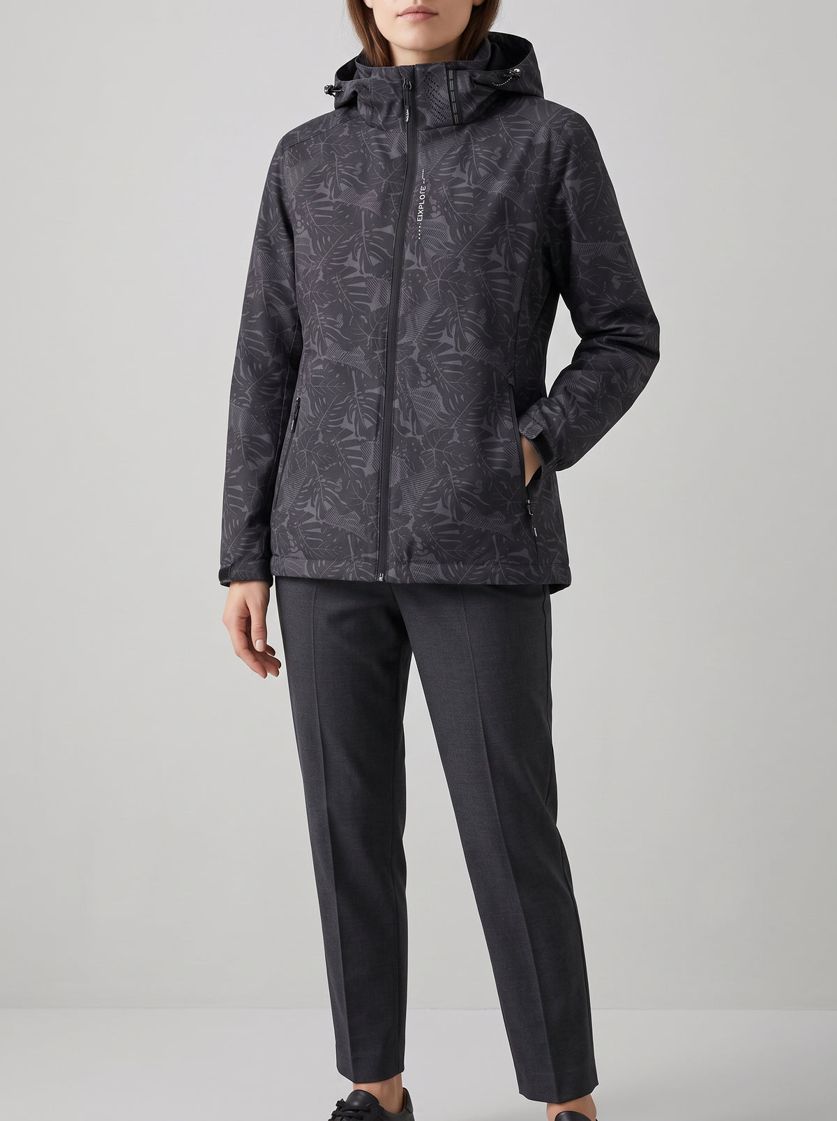 Veste Rosalie imperméable et coupe-vent - Noir