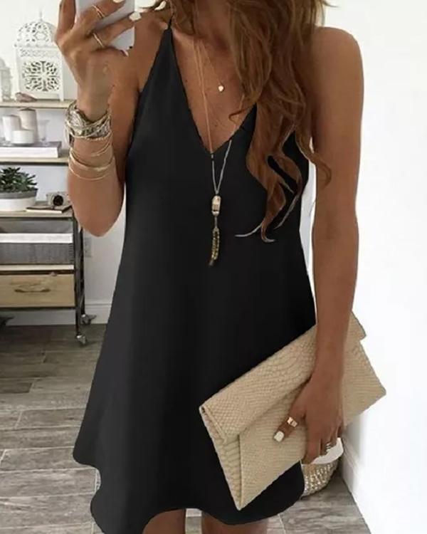 Robe Caraco en Mousseline, Col en V