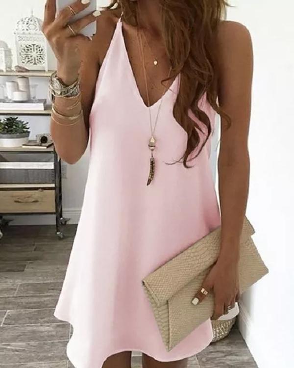 Robe Caraco en Mousseline, Col en V