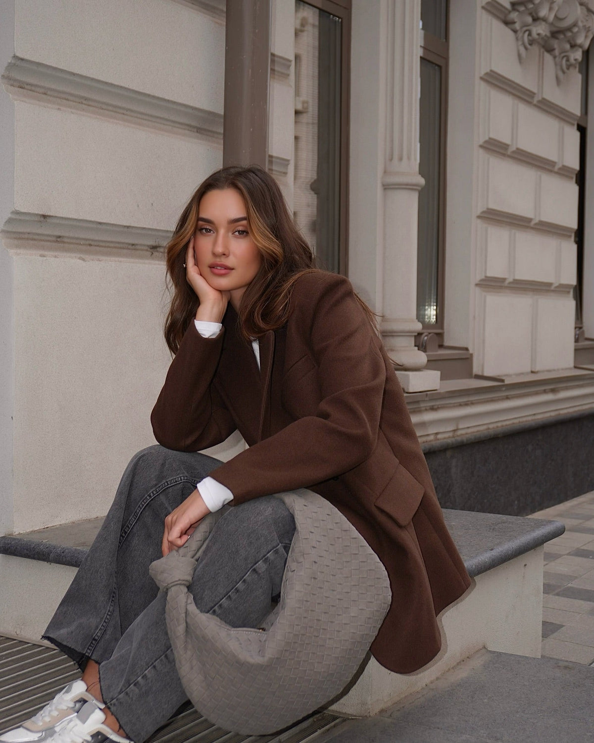 Le Sac Silva Daim — Gris