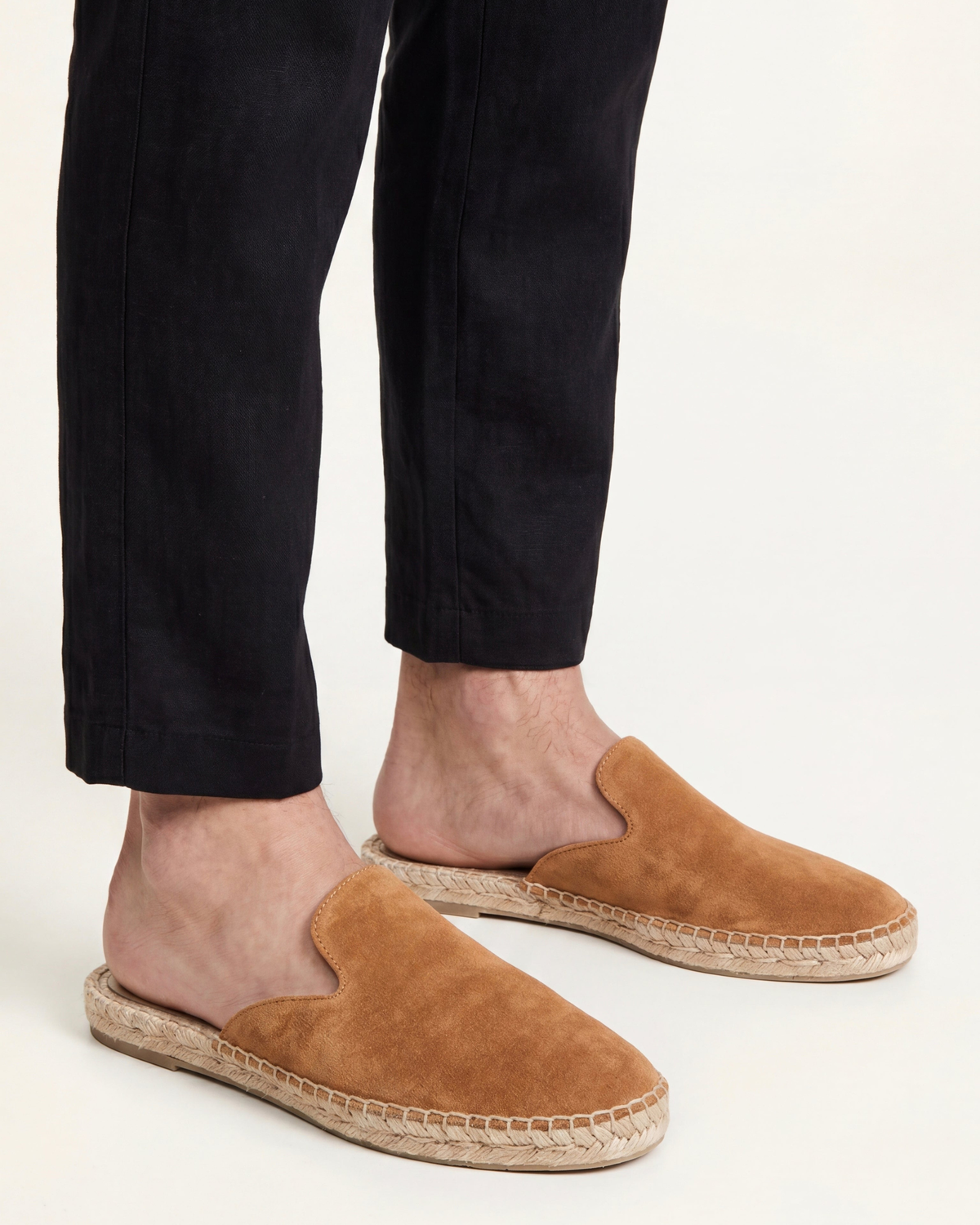 Mule Cap-Ferrat camel — porté