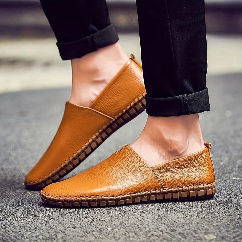 Mocassins en cuir de Luca