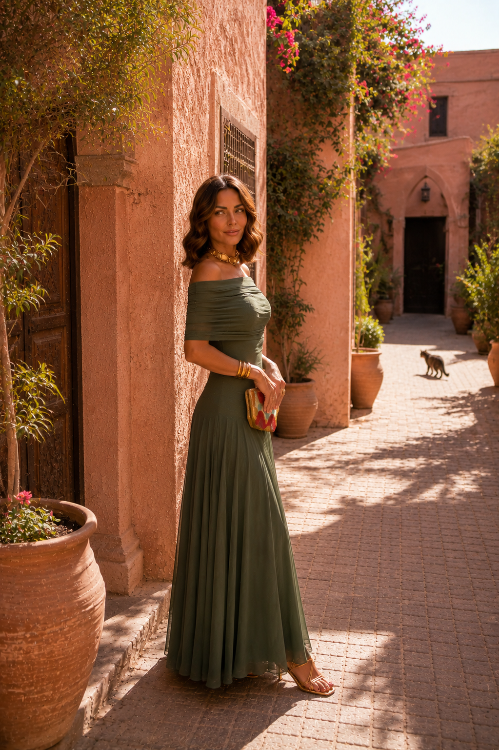 La Robe Toledo — Vert