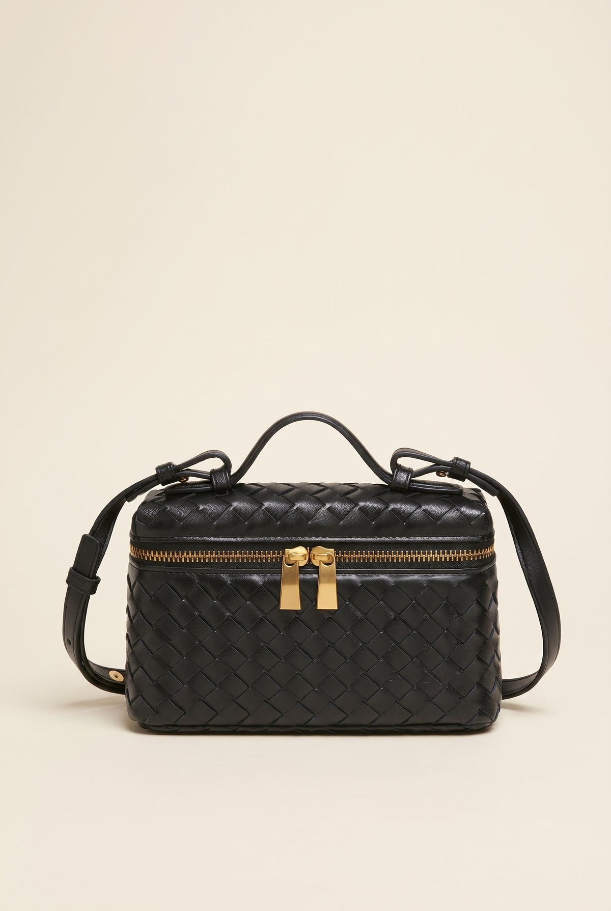 Tara Woven Leather Handbag