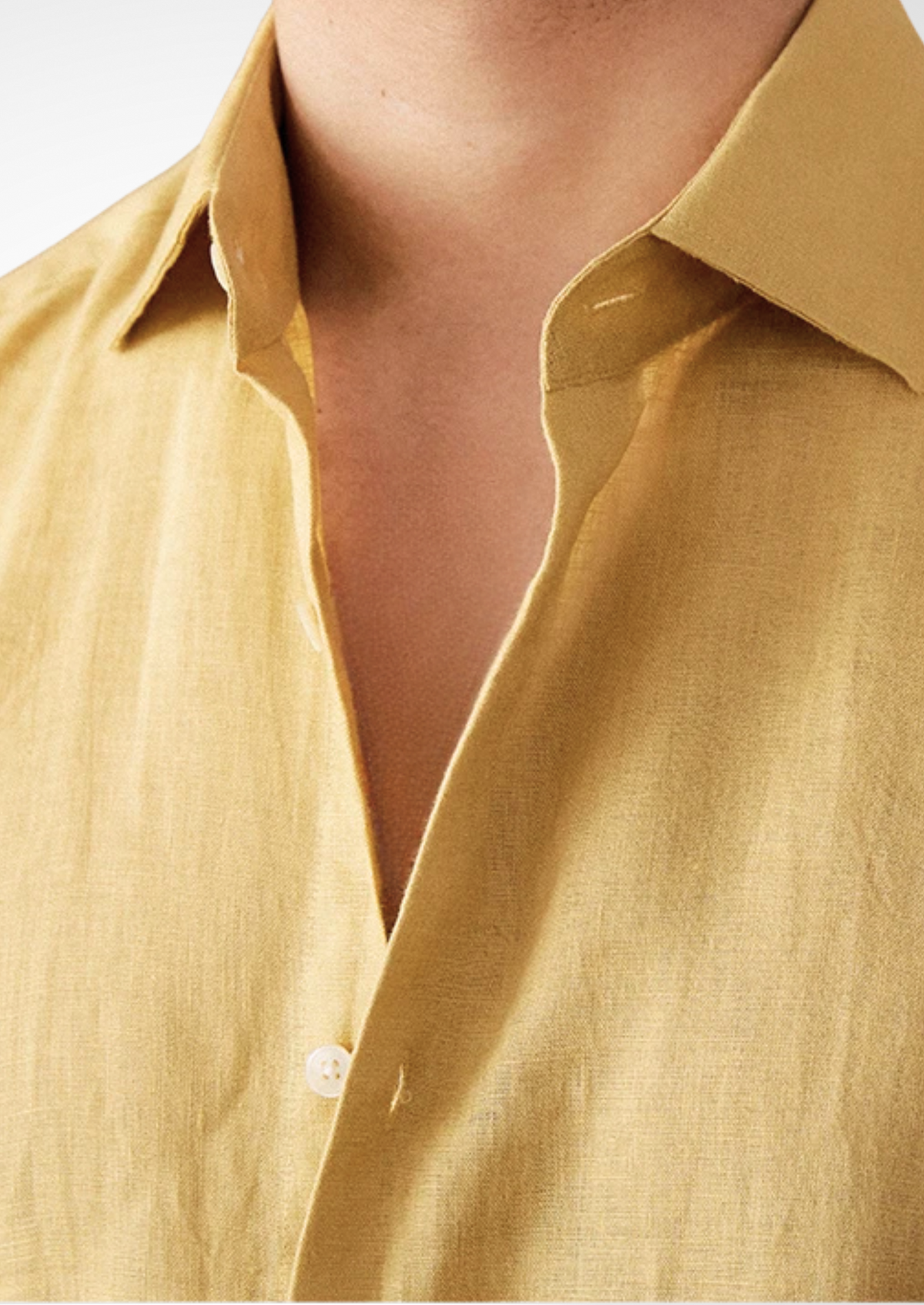 Chemise côtière Portofino jaune