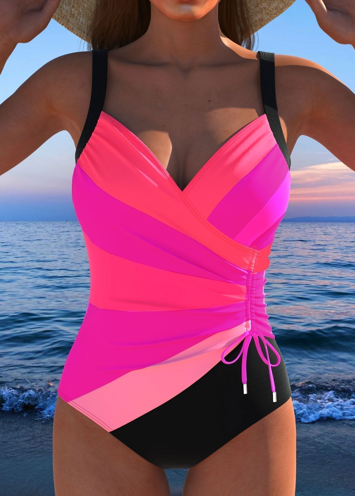 Le Maillot Croisé qui Vous Éblouit dès le Premier Regard