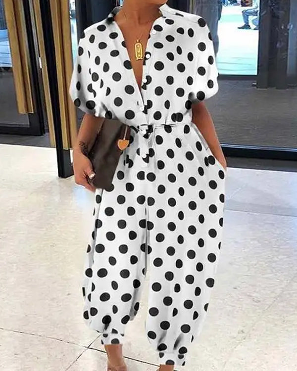 Combinaison Grande Taille Style Rétro