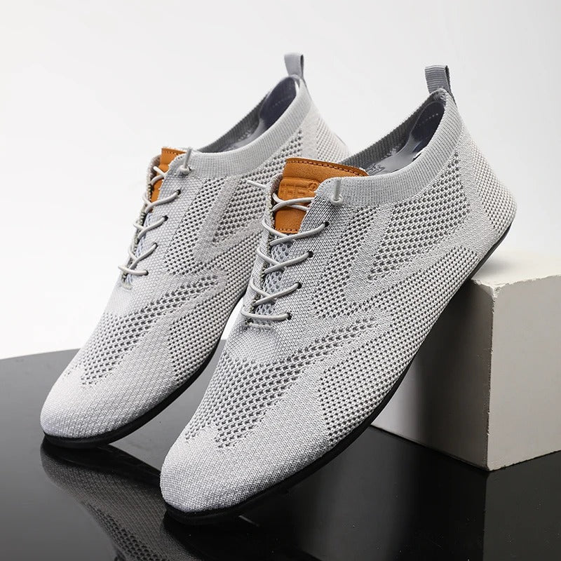 Chaussures slip-on en maille tricotée