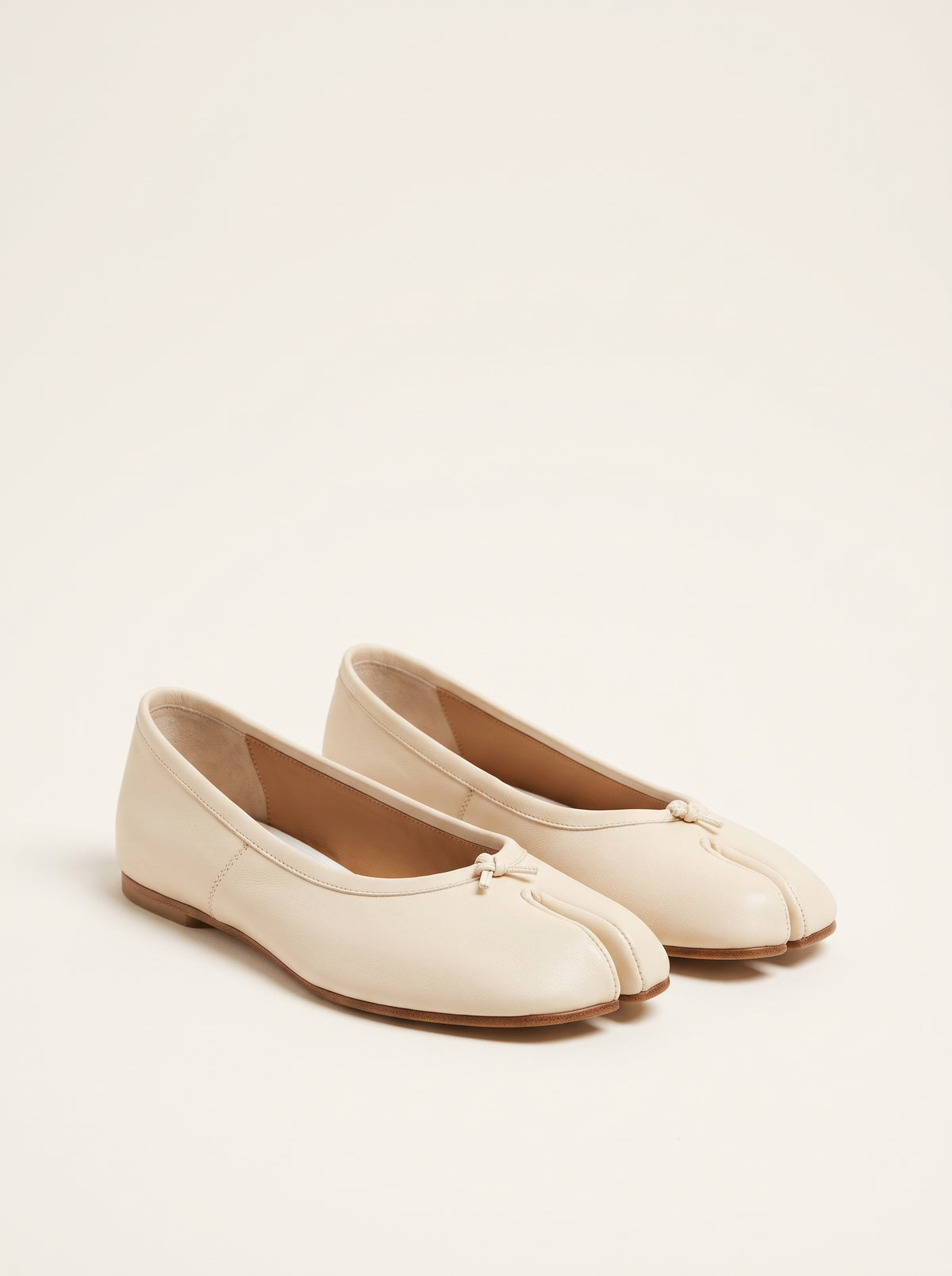 Ballerines tabi Elizabeth à semelle antidérapante - Beige