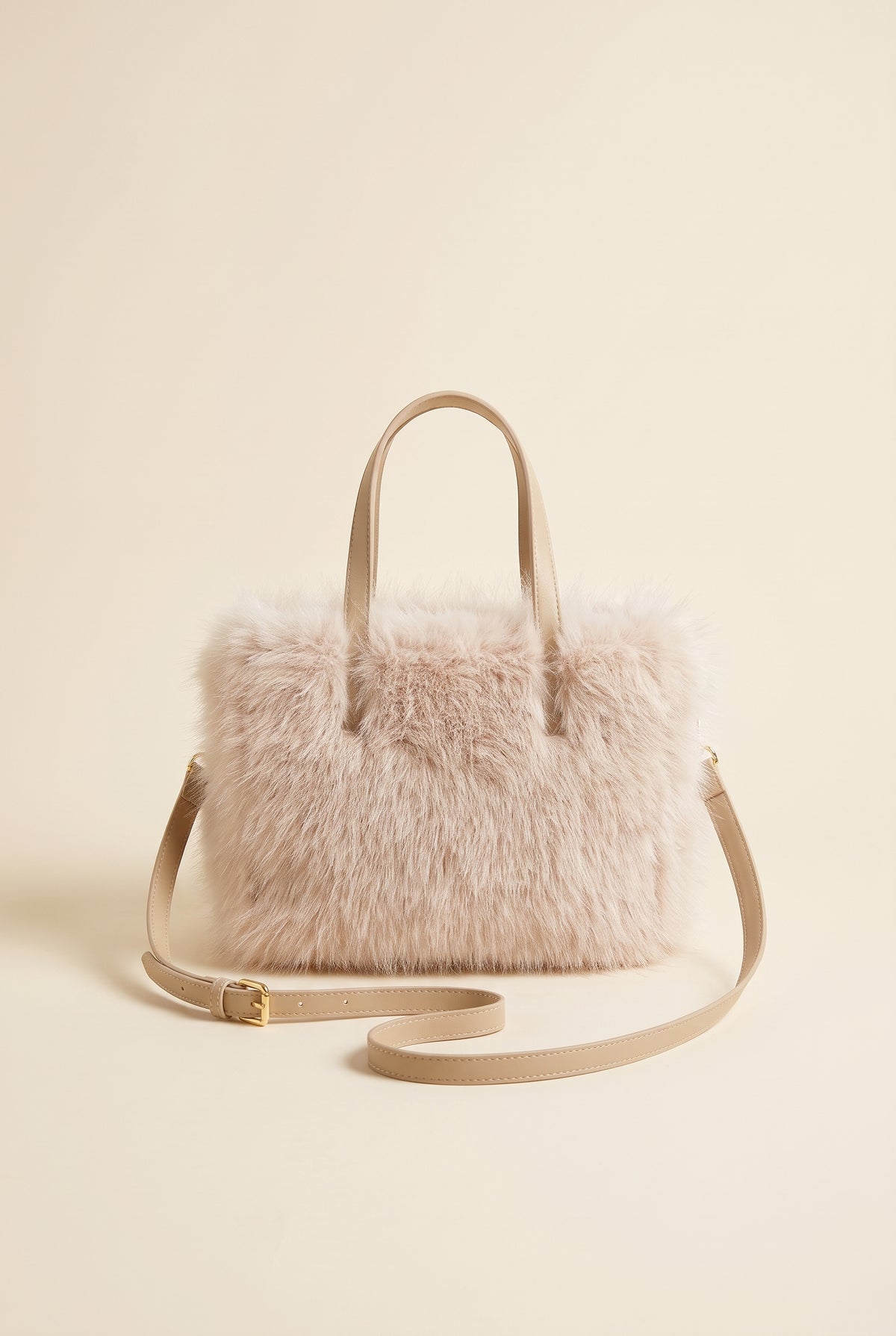Maricar Faux Fur Crossbody Bag
