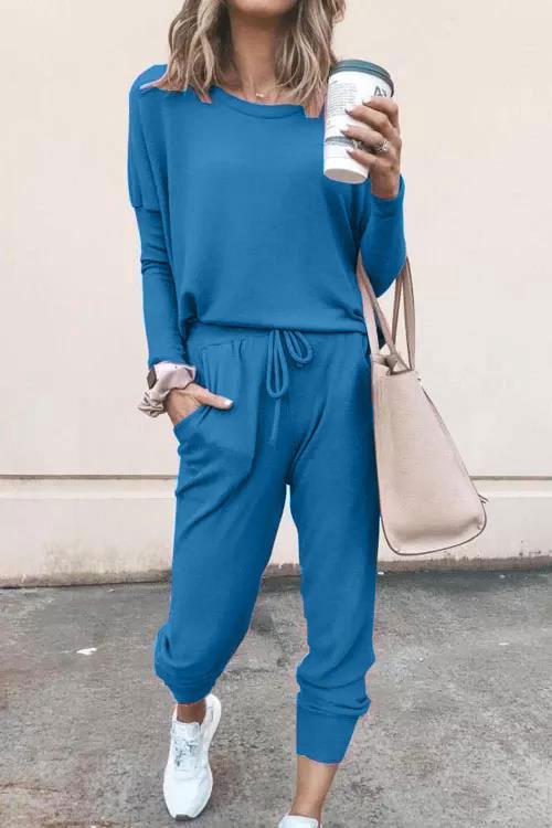 Ensemble T-Shirt et Pantalon Confortable, 2 Pièces