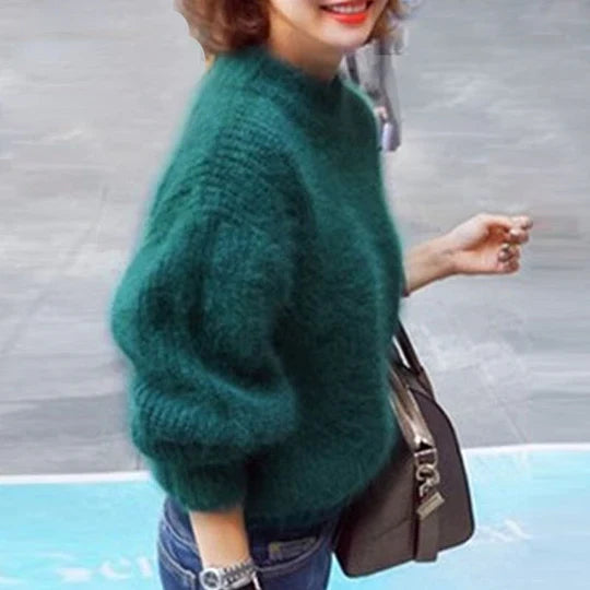 ANAÏS — Pull Ample en Maille d’Angora