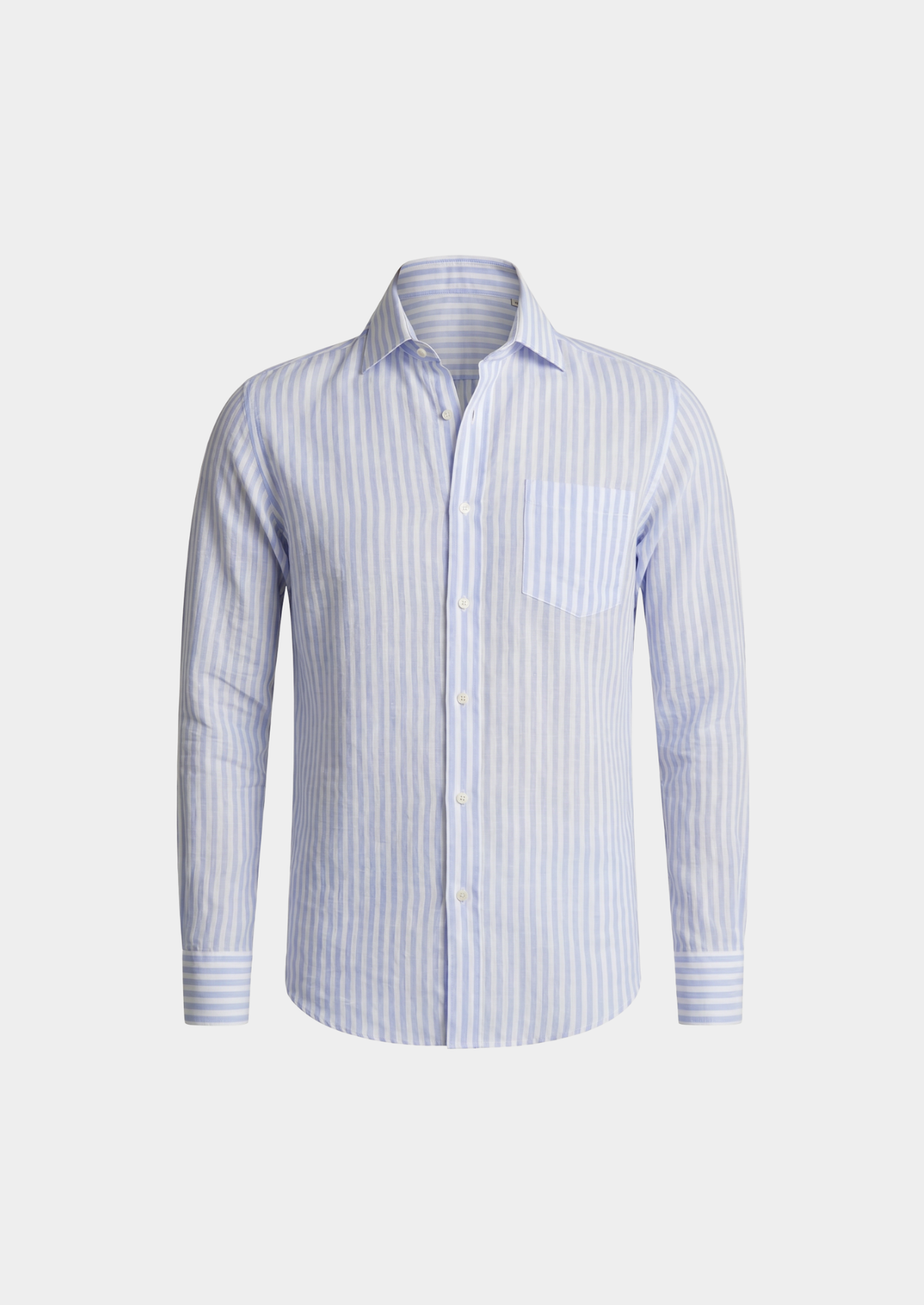Chemise côtière rayée Portofino bleu clair