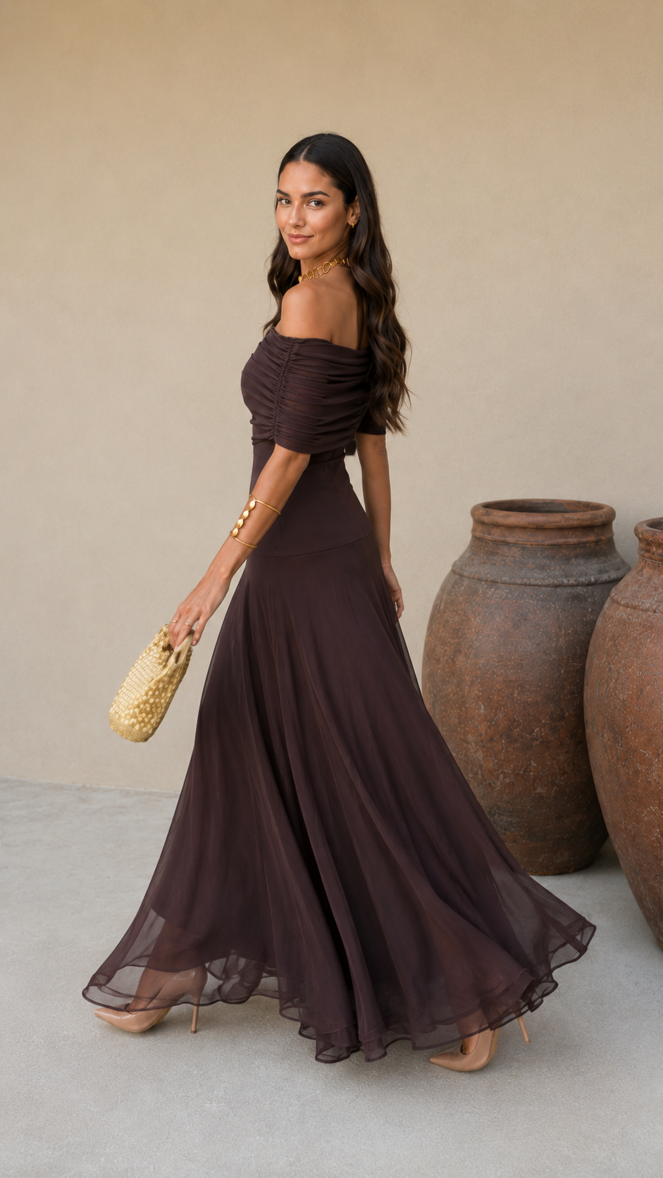 La Robe Toledo — Marron