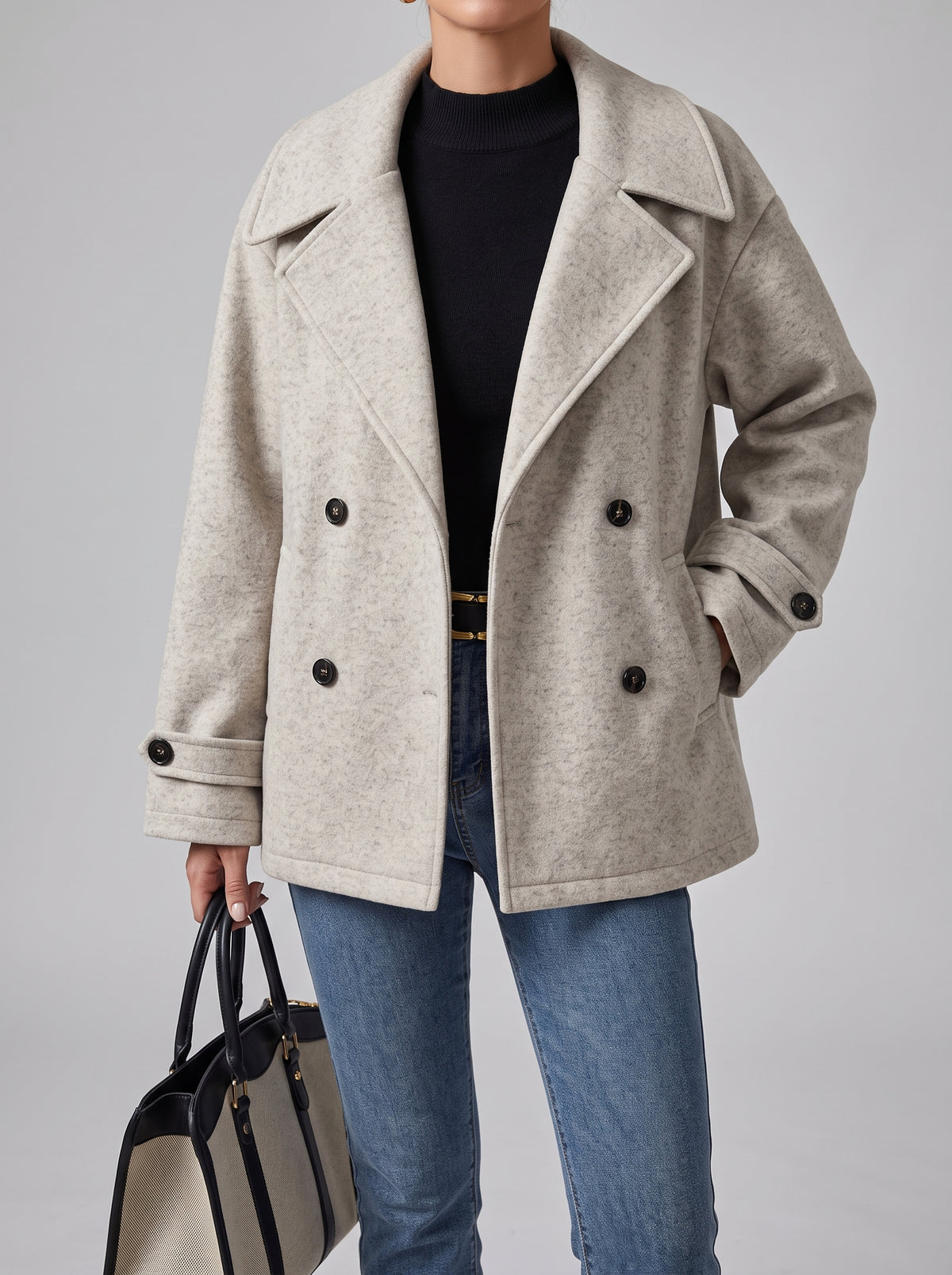 Elise Lightweight Soft-Drape Coat