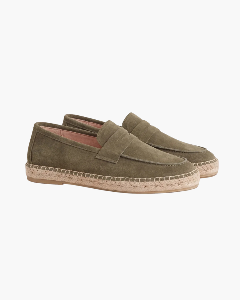 Espadrille Riviera olive — détail