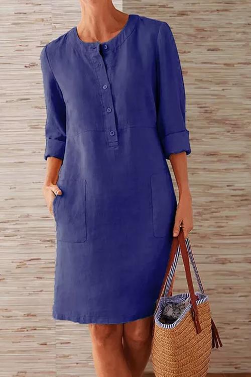 Robe en Coton et Lin