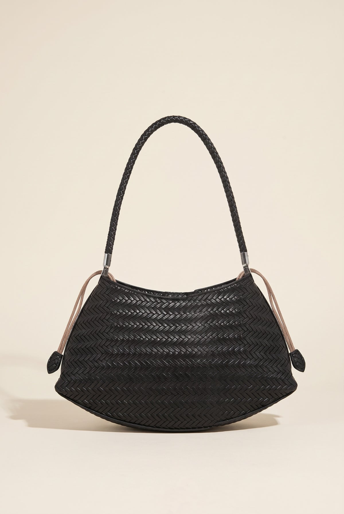 Alya Woven Natural Fiber Shoulder Bag
