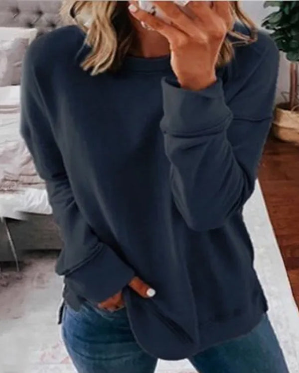 T-Shirt en Coton Uni Classique