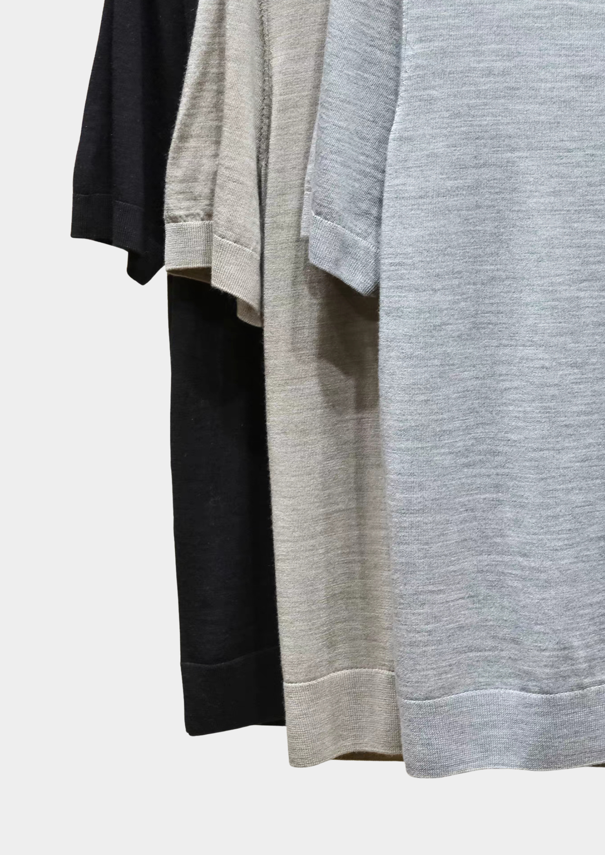 Polo léger Ellis gris clair