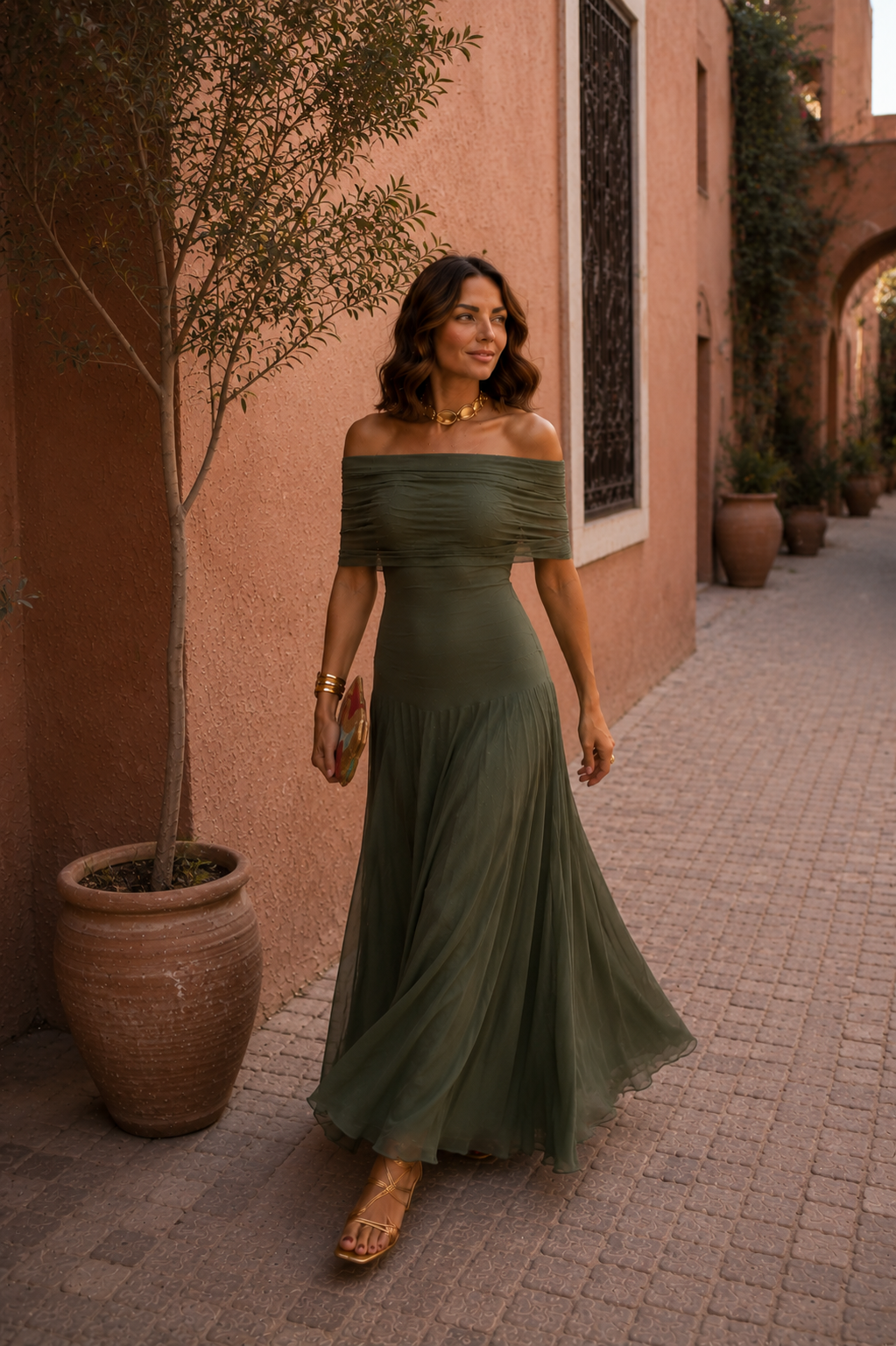 La Robe Toledo — Vert