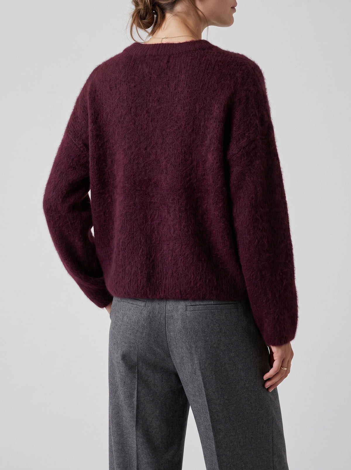 Shiela Jumper — Burgundy - Burgundy