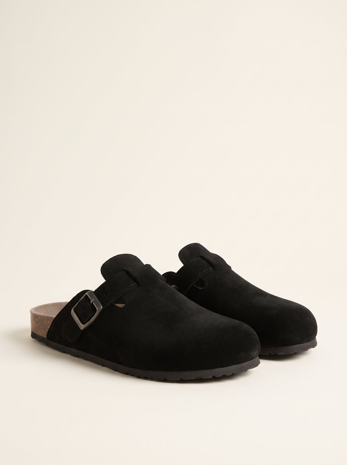 Sandales Minerva à boucle réglable - Noir