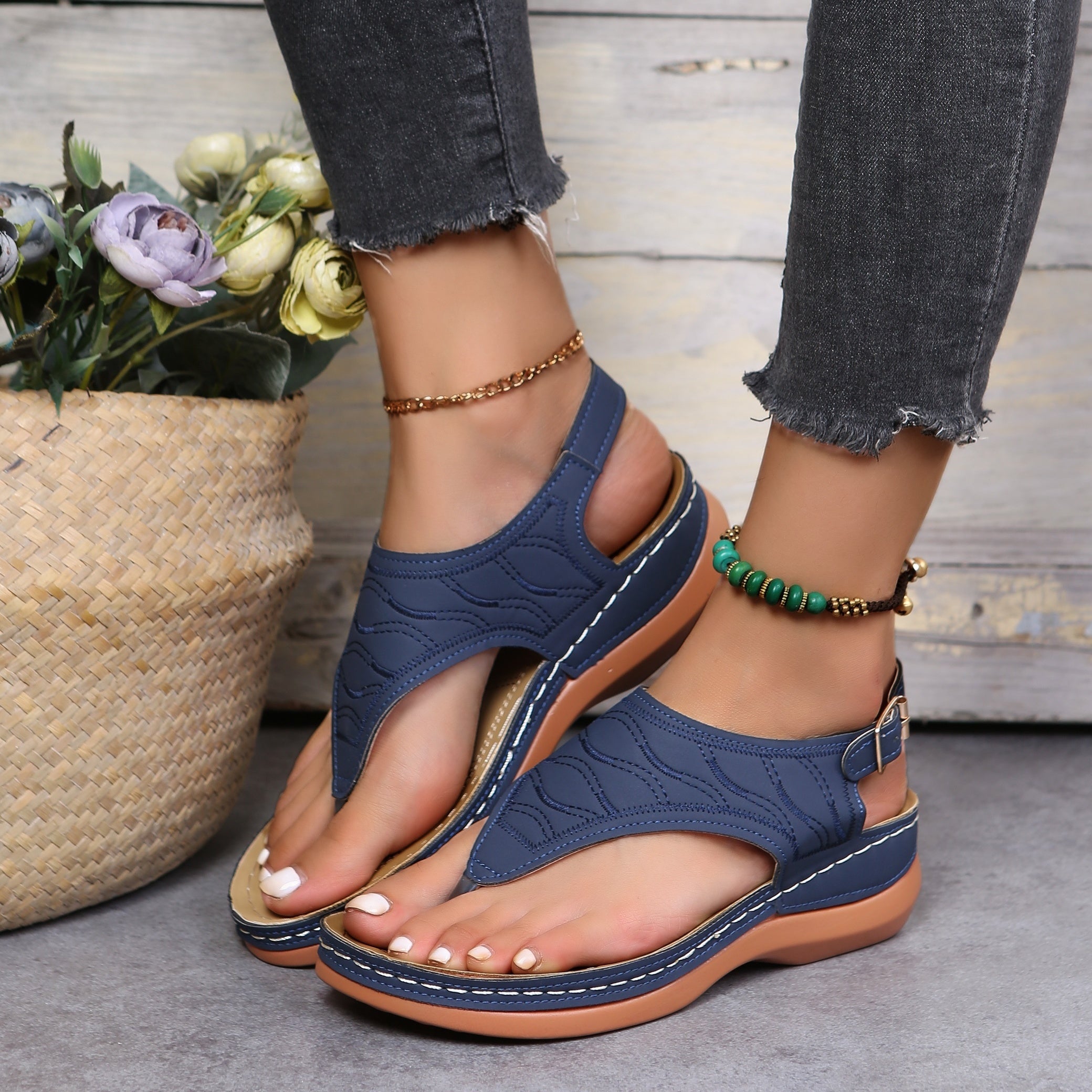 Oréane Paris · Sandales Confort Ergonomique Clara