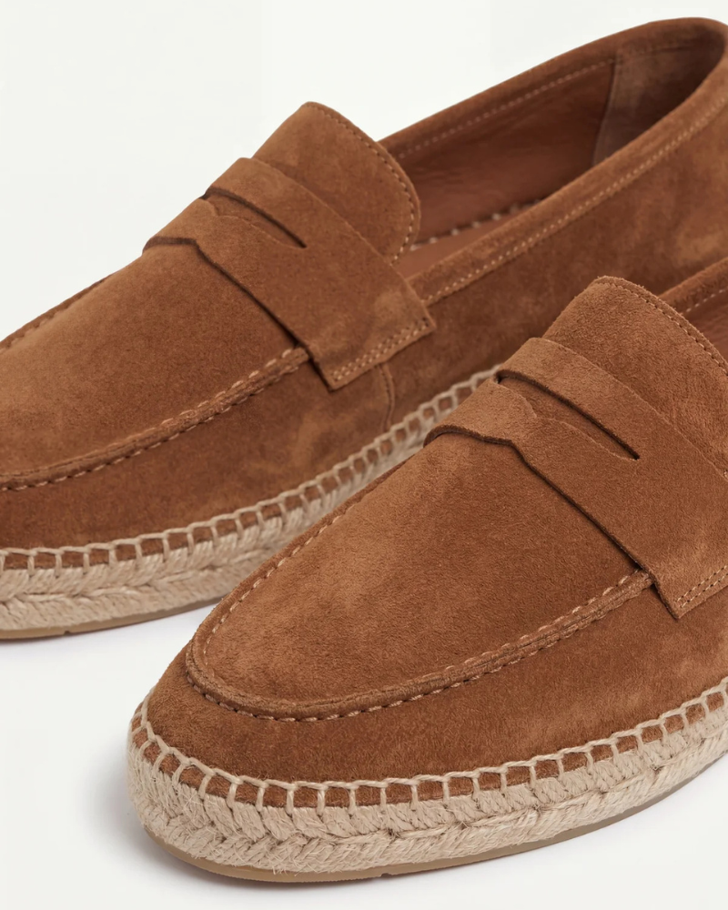 Espadrille Riviera cognac — profil