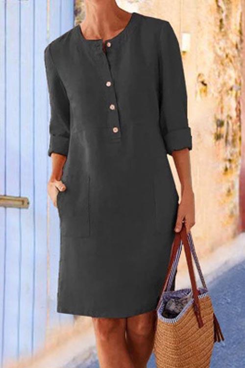 Robe en Coton et Lin