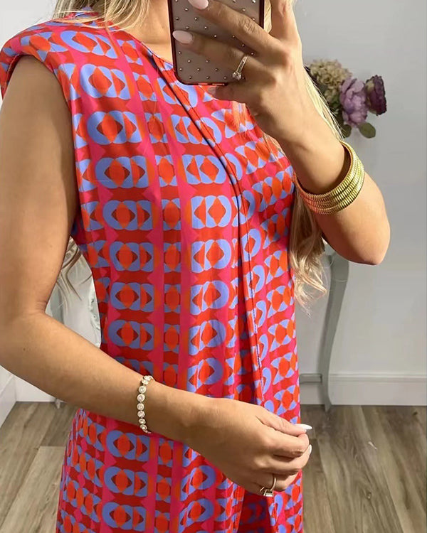 Ensemble Top Long Asymétrique et Pantalon — 11 Coloris