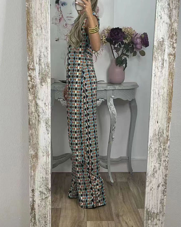 Ensemble Top Long Asymétrique et Pantalon — 11 Coloris