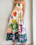 Robe Ample Nuisette Imprimée Tendance