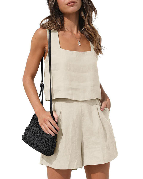 Ensemble Débardeur et Short, 2 Pièces