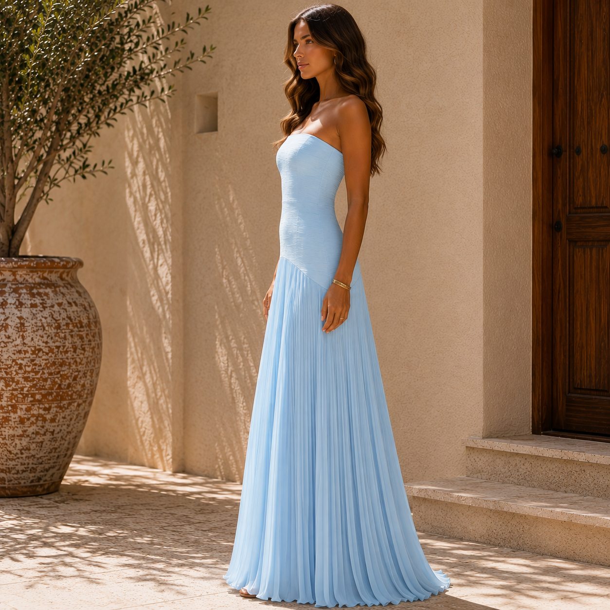 Almudena™ · Robe Épaules Dénudées Sophistiquée