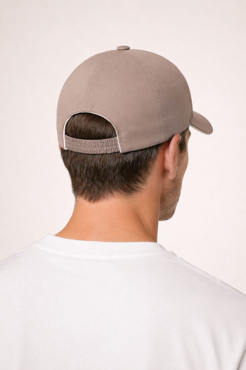Casquette Riviera Taupe — portée