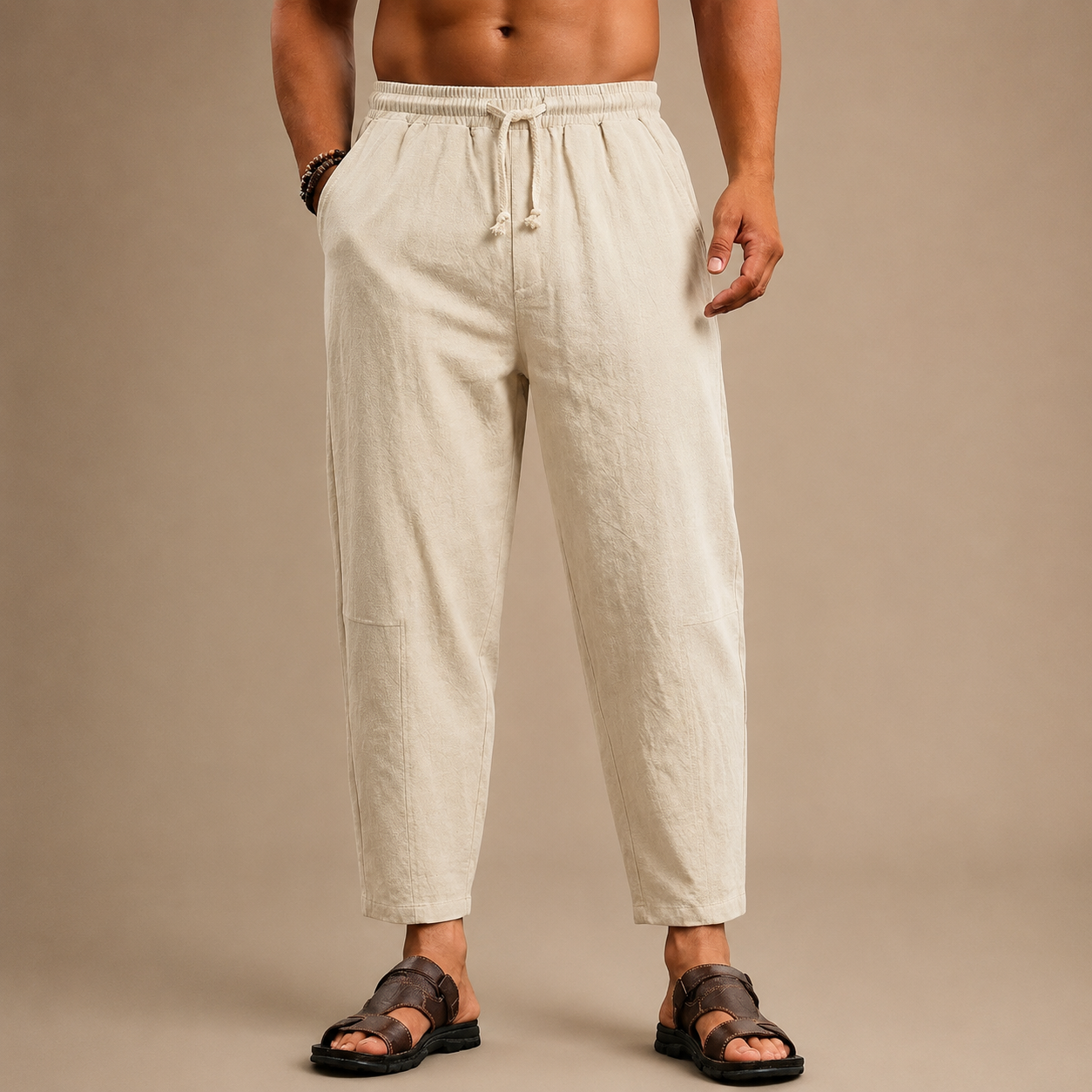 Santino · Pantalon Lin Relaxed