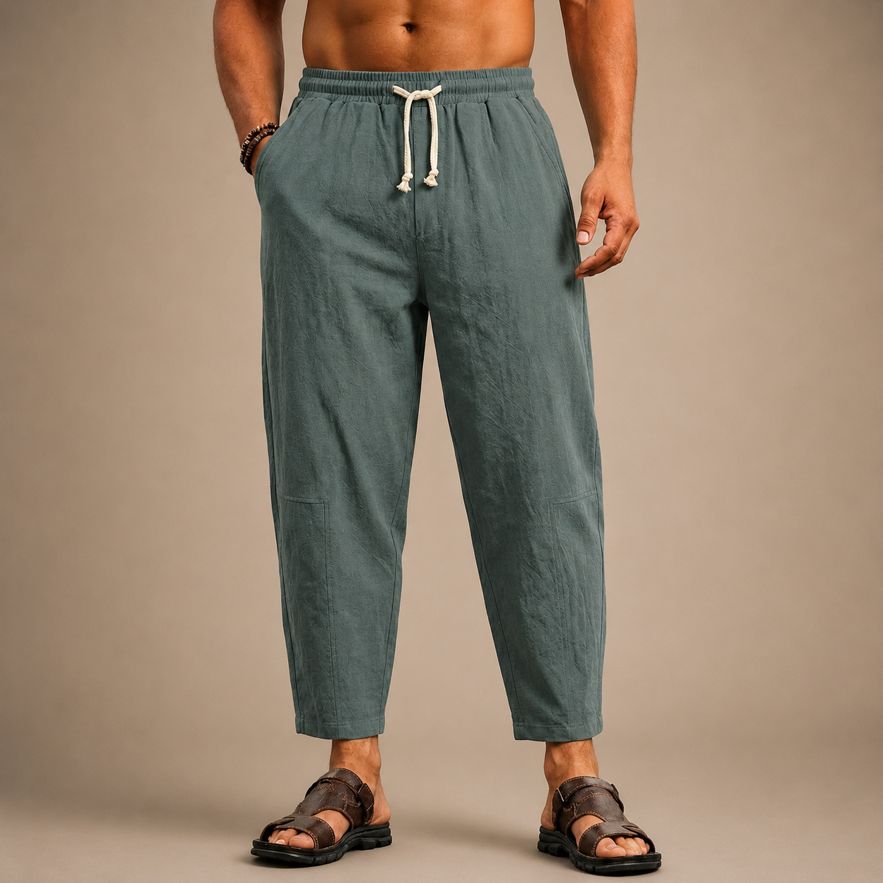 Santino · Pantalon Lin Relaxed