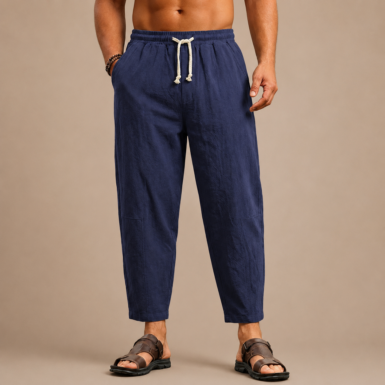 Santino · Pantalon Lin Relaxed