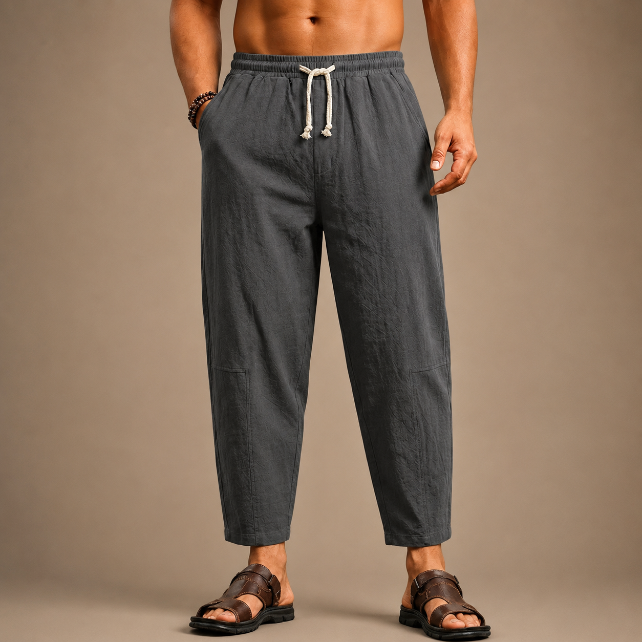Santino · Pantalon Lin Relaxed
