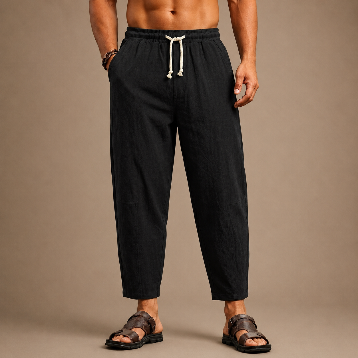 Santino · Pantalon Lin Relaxed