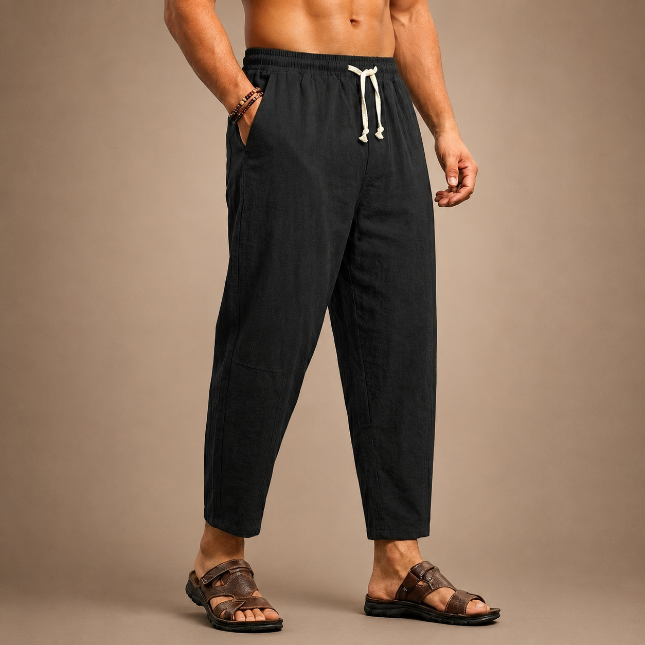 Santino · Pantalon Lin Relaxed