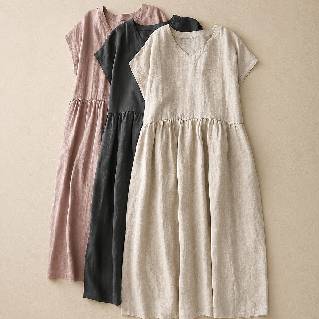 Celestine · Robe Midi Décolleté en V