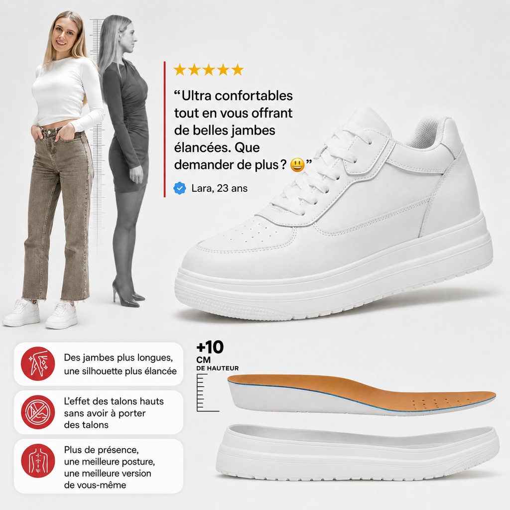 Elevate Classy · Chaussures à Talonnette Intégrée