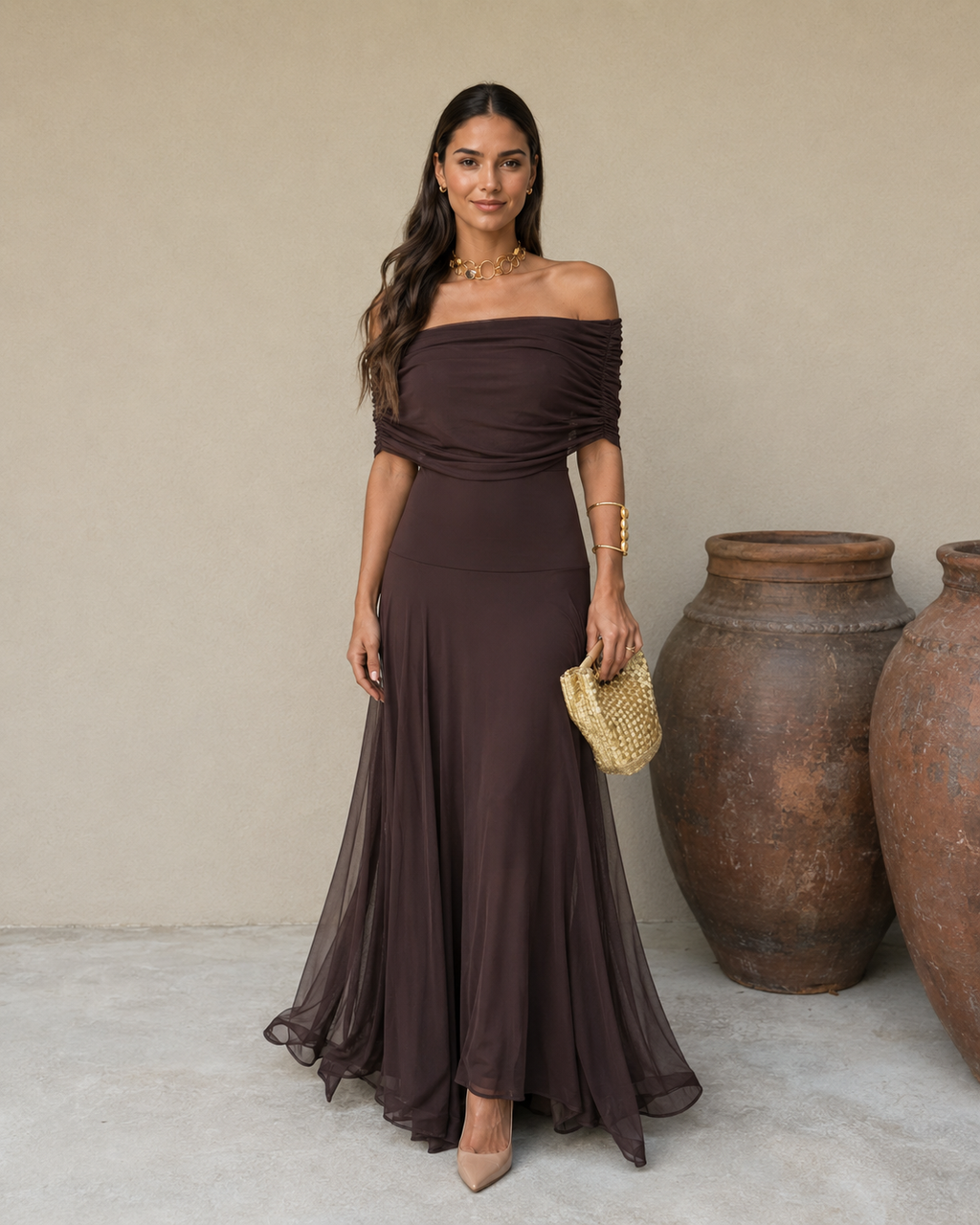 La Robe Toledo — Marron
