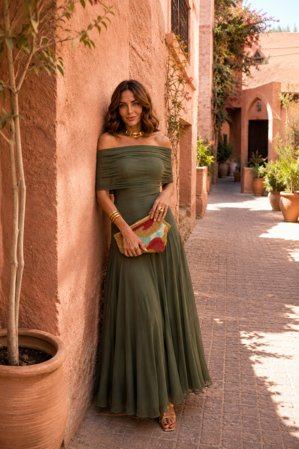 La Robe Toledo — Vert