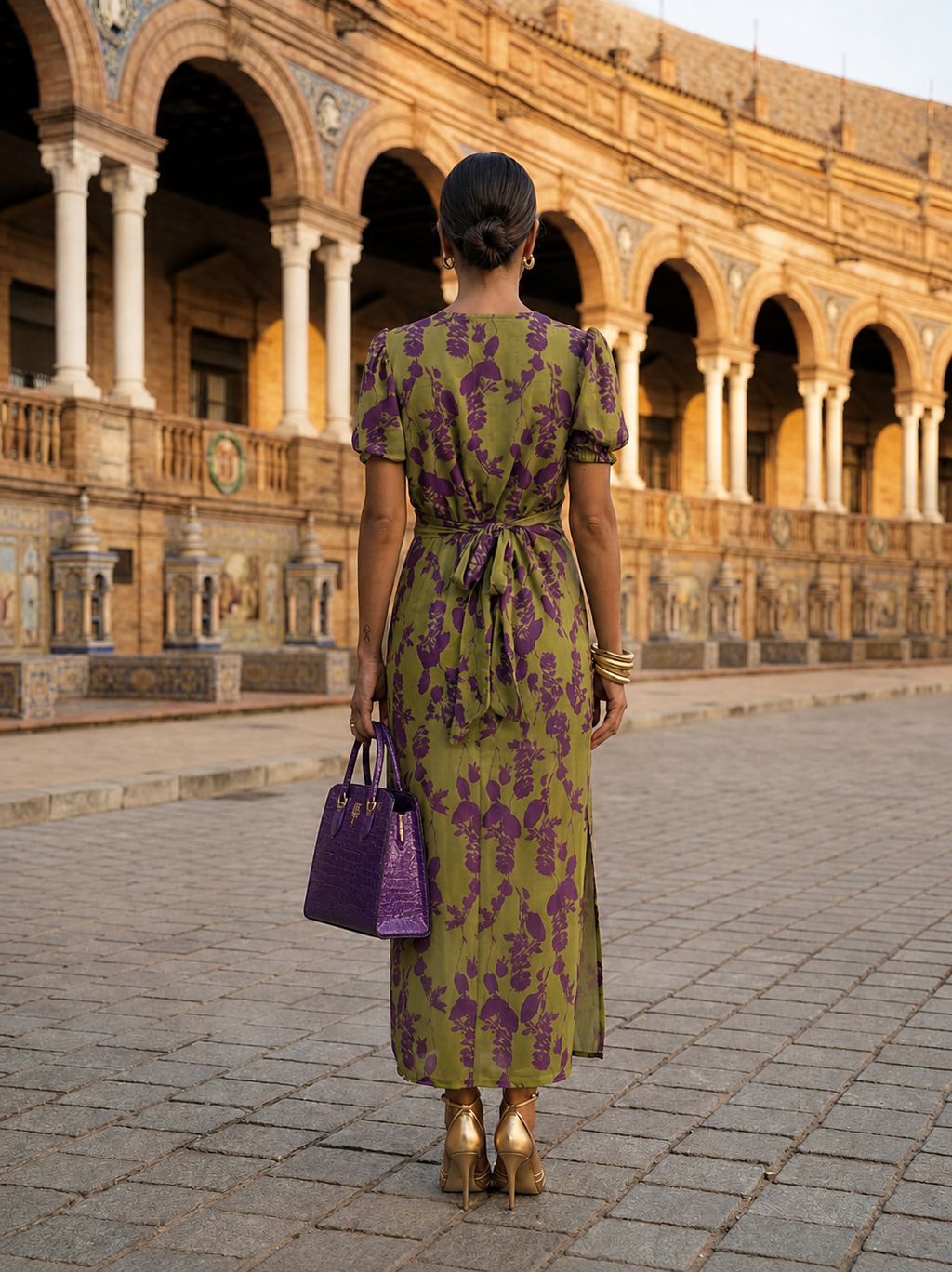 Andrea™ · Robe Maxi Fleurie à Tombé Fluide