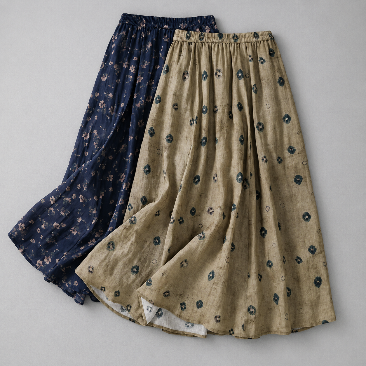 Dahlia · Jupe Maxi en Lin et Coton